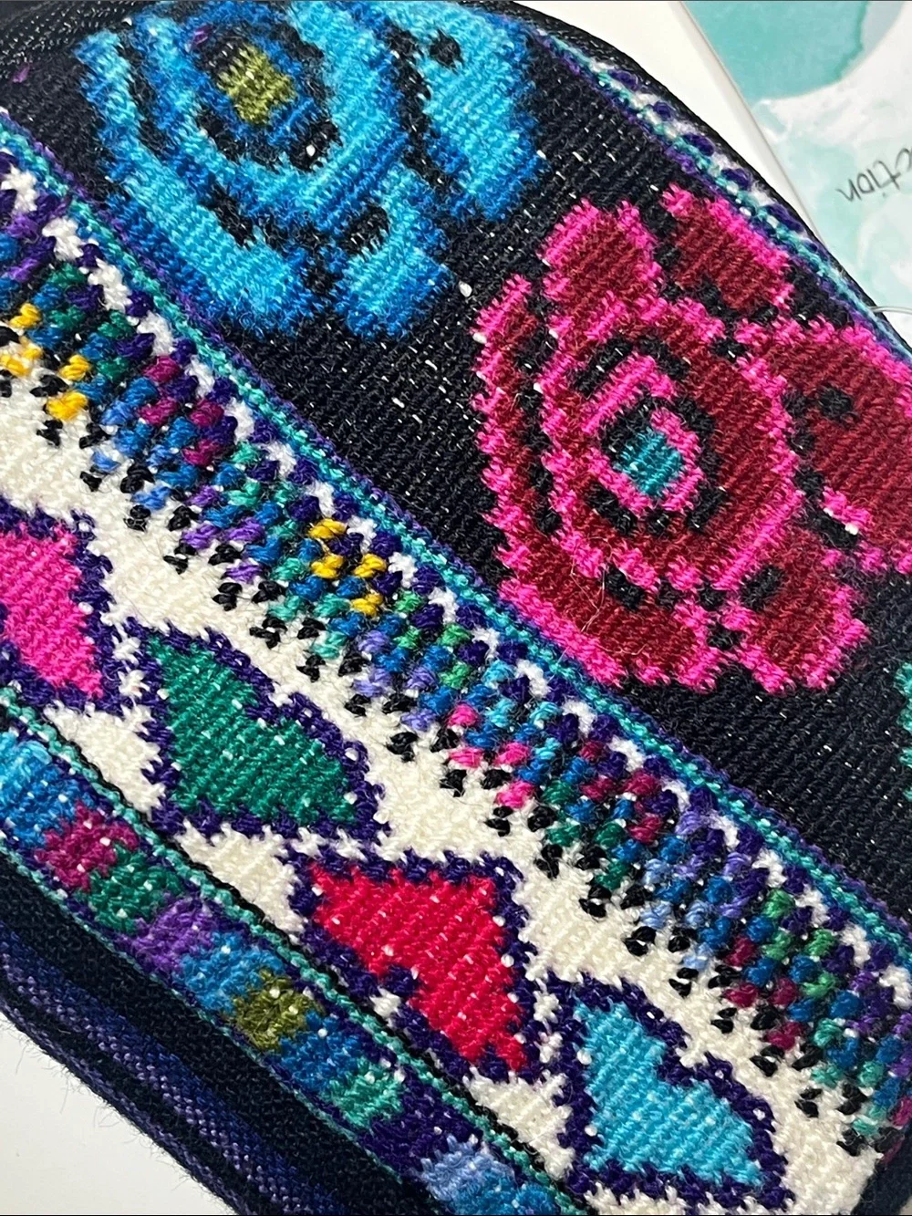 Bamboo Trading Co Huipil Floral Keychain Coin Pouch | Handcrafted | NWT